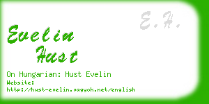 evelin hust business card
